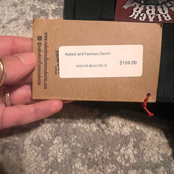 Naked & Famous Black Cobra High Skinny - Picture 4 of 6